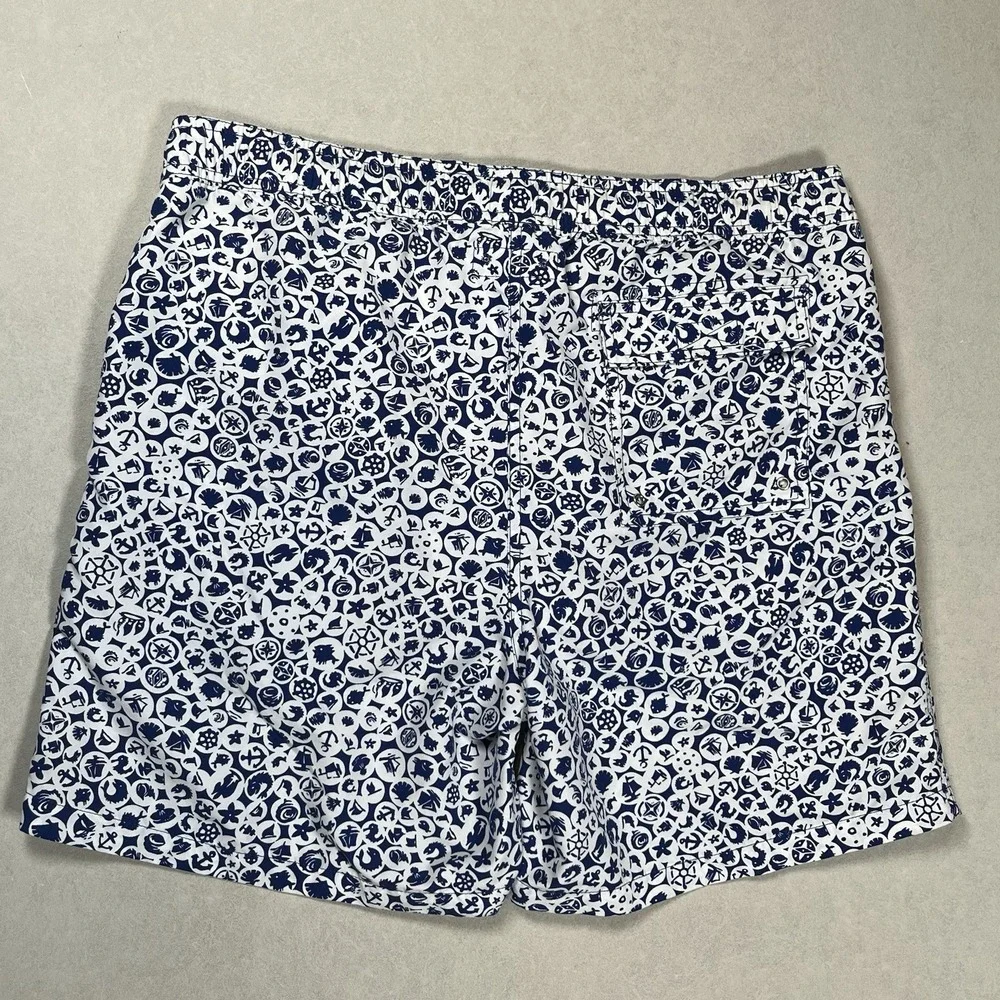 Brooks Brothers Men's Blue Montauk Seashell Lined 6